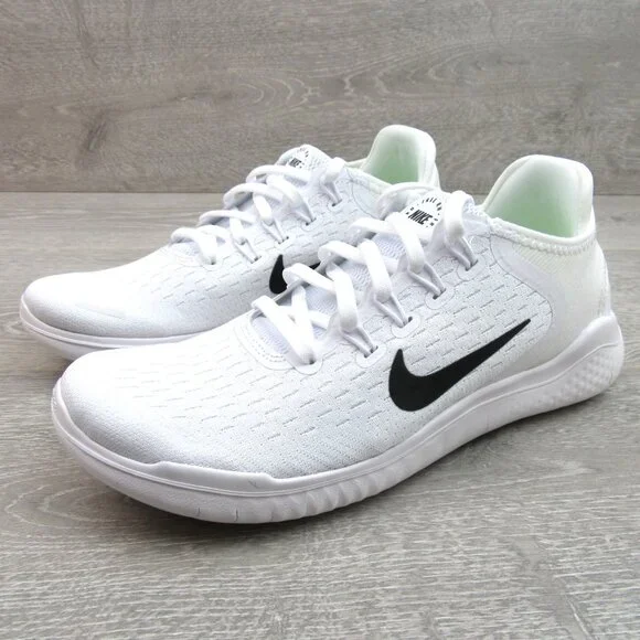 Nike Free RN 2018 Women's Running Shoes Size 8 White NEW - Picture 4 of 14